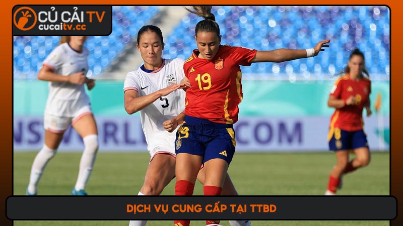 Dịch vụ cung cấp tại TTBD