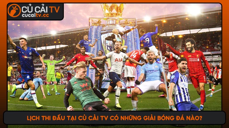 Lịch thi đấu tại Củ cải TV có những giải bóng đá nào?